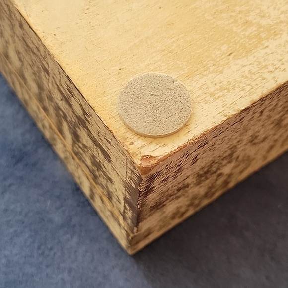 Wooden Carved Box with Mirrors - Picture 10 of 16